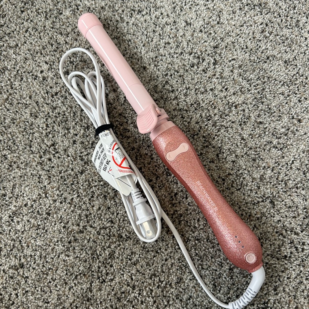 Pink Hair Curling Wand